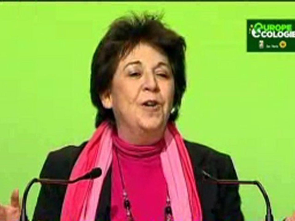 Corinne Lepage soutient Europe Ecologie à Strasbourg