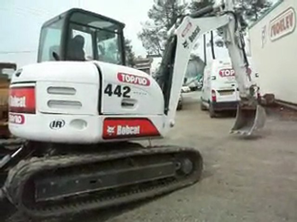 Bobcat 442,2004,3645h, vid 1