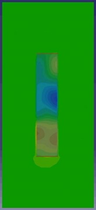 Rectangular duct - Gaussian pulse