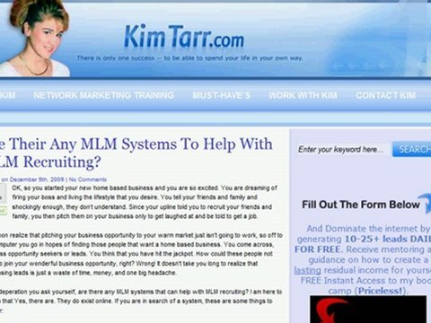 Are Their Any MLM Systems To Help With MLM Recruiting?