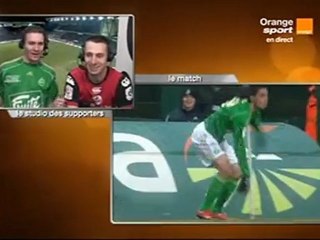 Studio des supporters : St-Etienne / Lille