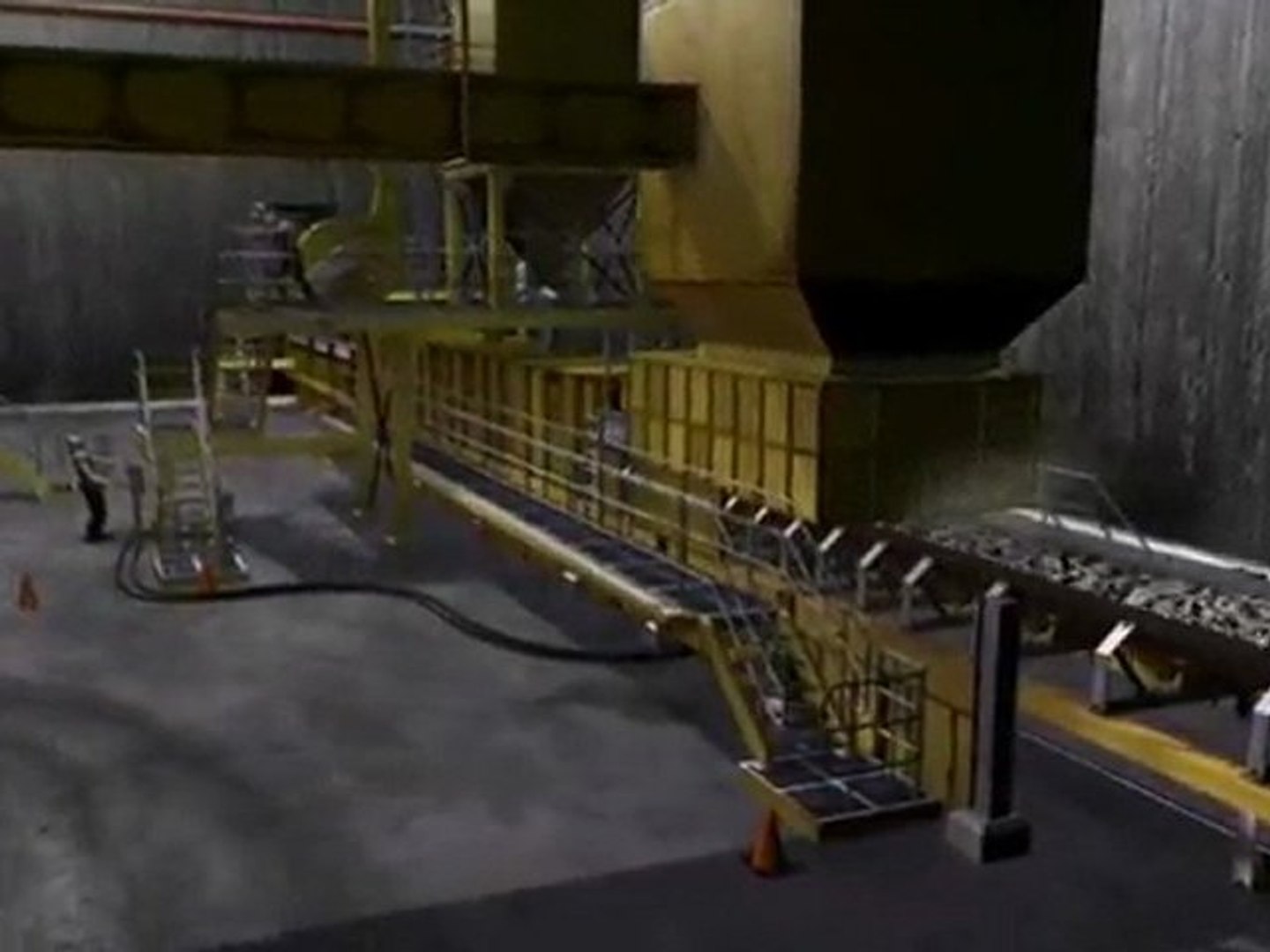 ⁣3d technical animation - mining process