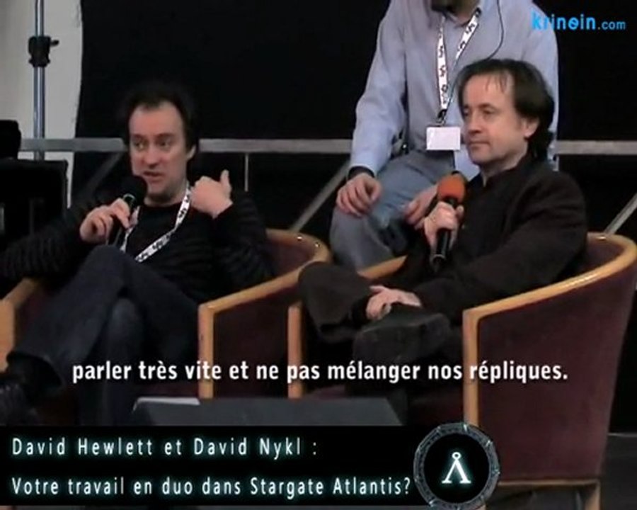 Interview de David Hewlett et David Nykl