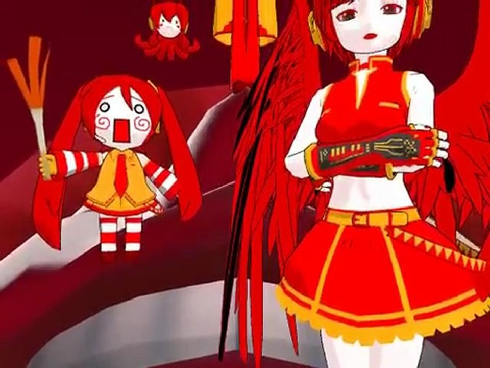 Ronald McDonald brainwashed the VOCALOID... A VOIR! BIZARRE!