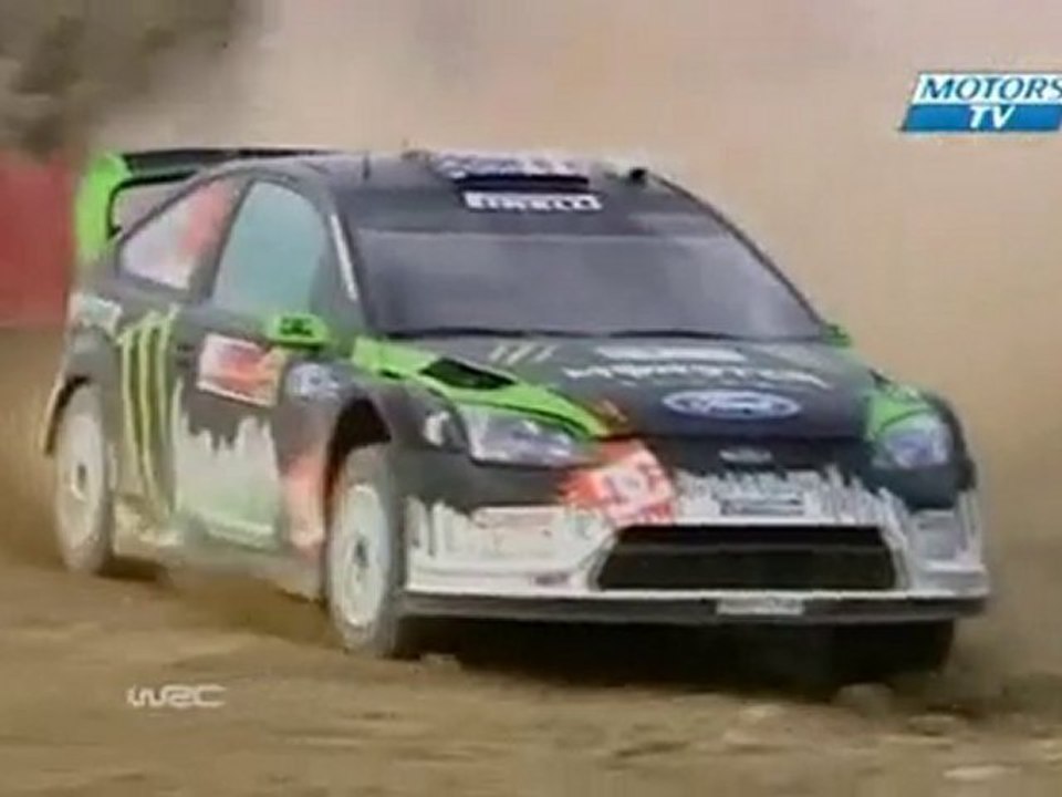 Ken Block WRC 2010 Ford Focus WRC Crash