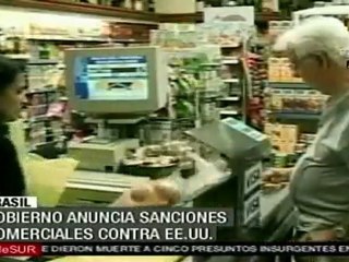 Brasil anuncia sanciones comerciales a EE.UU.