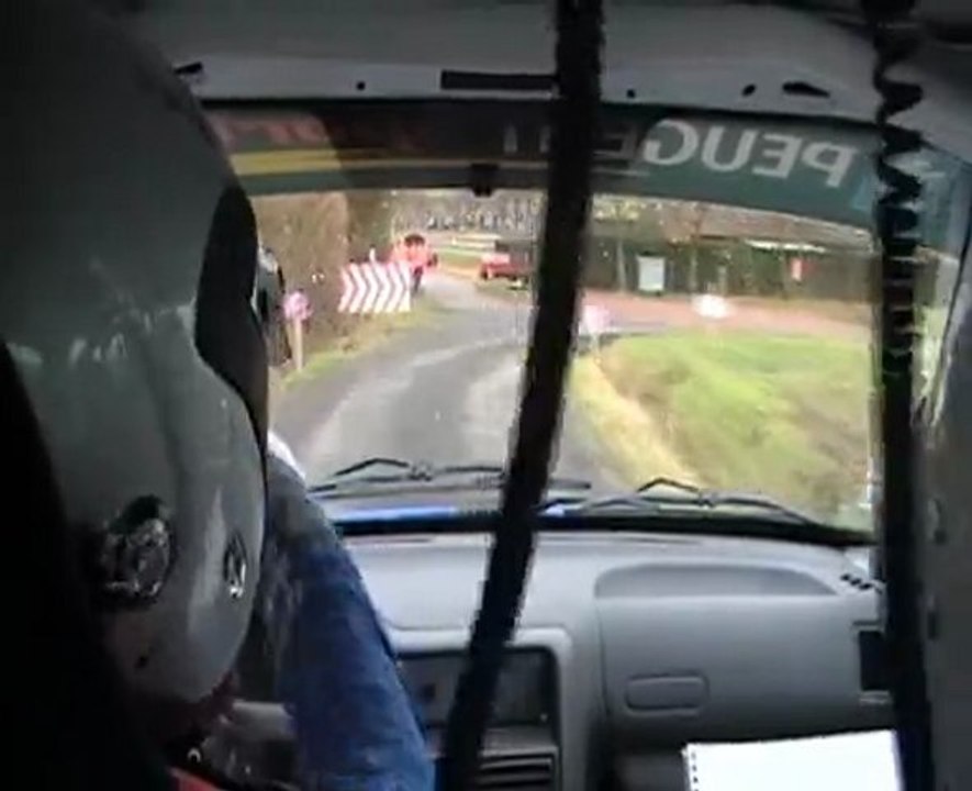 Rallye des routes du nord 2010 ES 2 equipage GFELLER/POUILLY