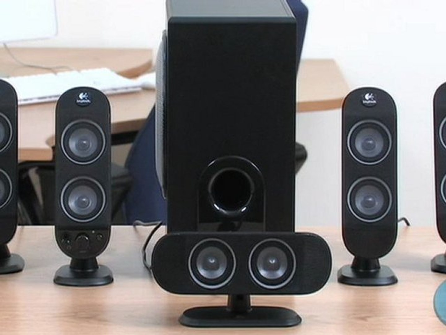 Logitech X-530 Speakers video Dailymotion