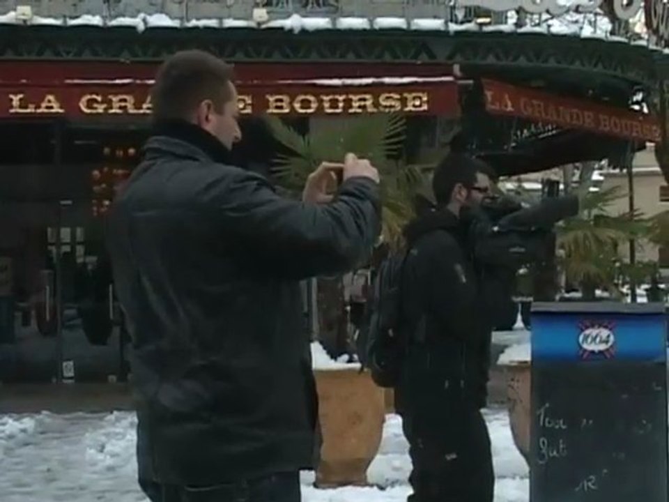 Les arènes de Nîmes sous la neige!
