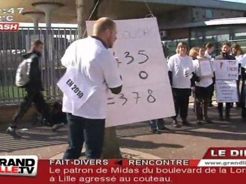 Le collège Jean Jaures de Lomme toujours mobilisé