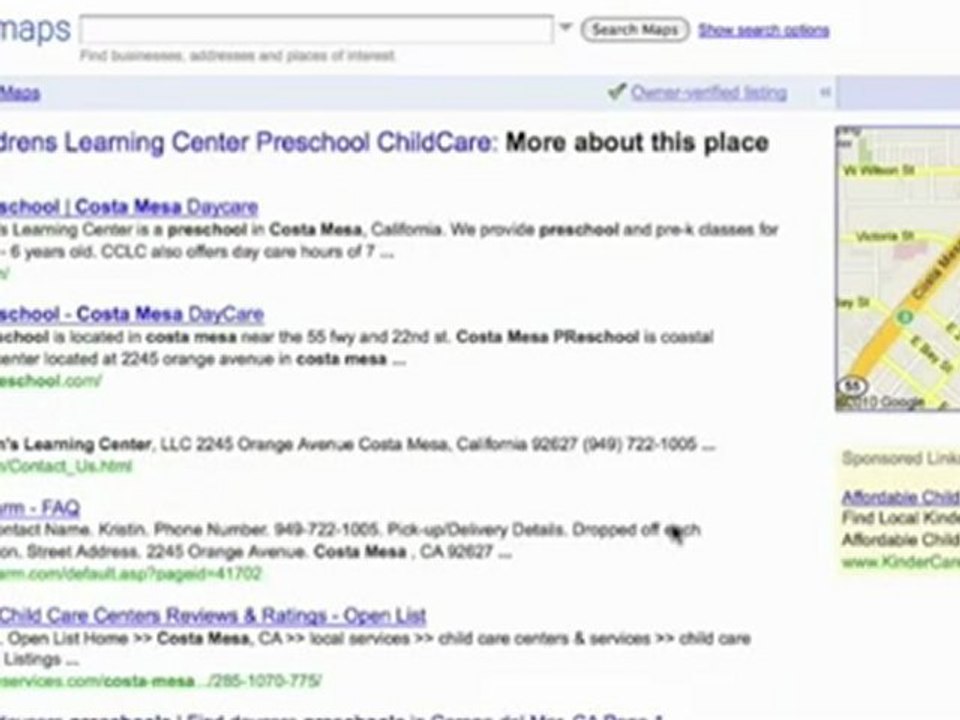 Local Marketing  Optimizing google Maps