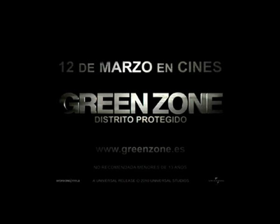 Green Zone - Distrito Protegido Spot1 [10seg] Español