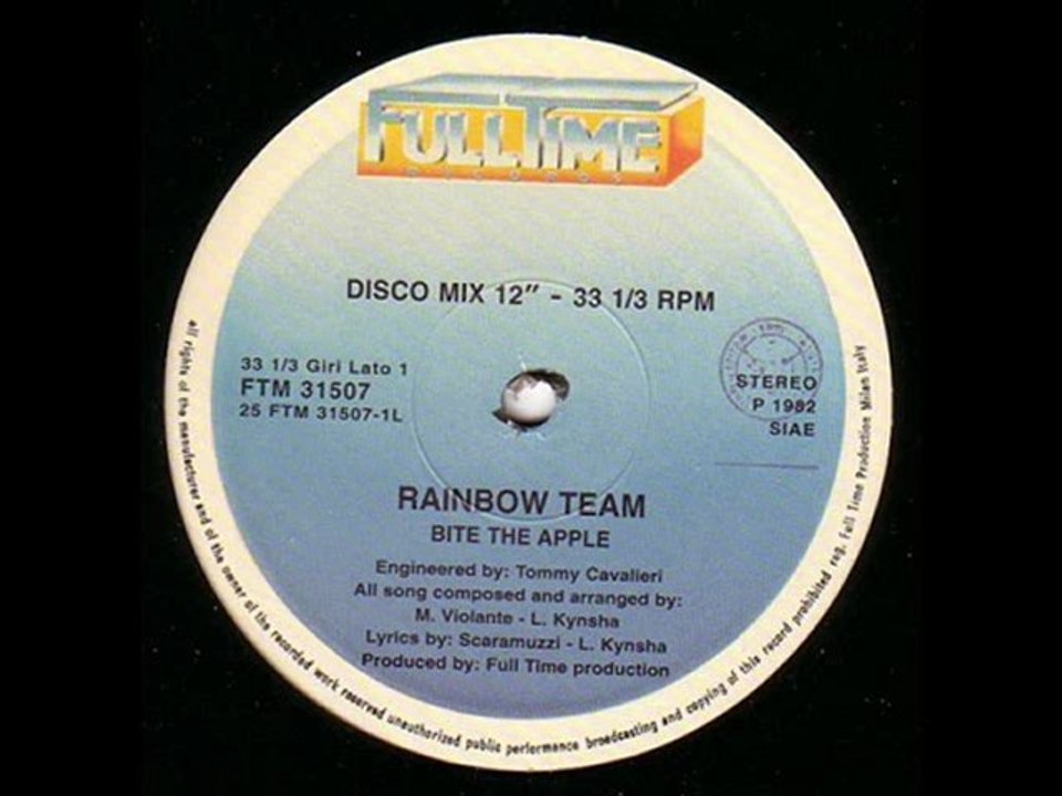 RAINBOW TEAM - Bite the apple (1982)