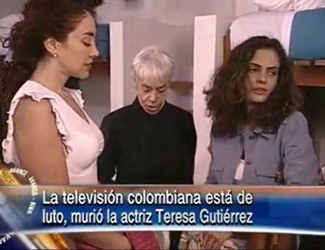 Televisión colombiana de luto, murió Teresa Gutiérrez