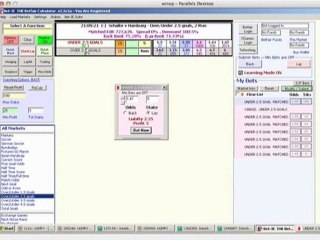 Betting on the under 2.5 goals market in Betfair