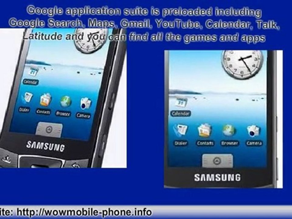 Wow Mobile Service | Samsung I7500 Smartphone Specs