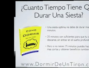 ¿Cuanto Tiempo Debe De Durar Una Siesta?