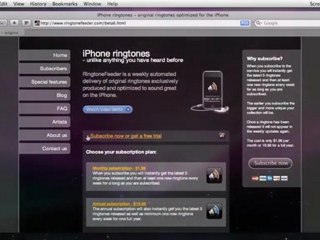 Screencast: Using RingtoneFeeder