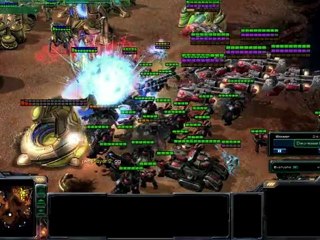 starcraft 2 beta starcrack gameplay 2/2(terra nuklear strike