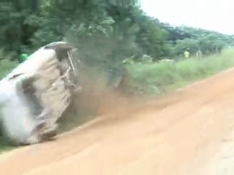 IRC Brazil 2010 Dall-Agnol crash