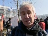 Mobilisation des salariés de la Snecma en Essonnes