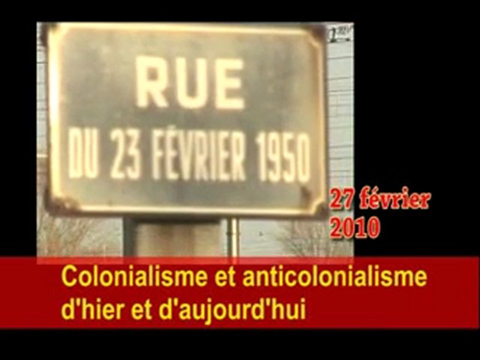 Raymonde Dien : manifestation du 23 février 1950