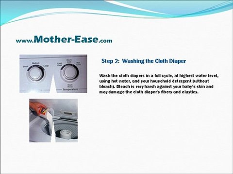 Cloth Diapers - Mother-Ease - Care and Use Video