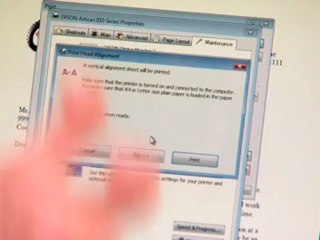 How to align the print head on your Epson printer