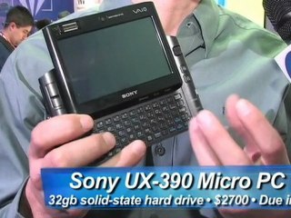 CES 2007: Sony UX 390 Micro PC