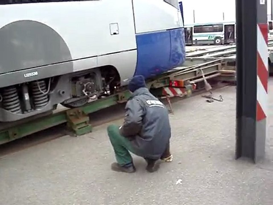 F-Mulhouse - arrivée de la rame 19 du Tram - Train