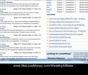 Wealthy Affiliate Pay Per Click Section Review