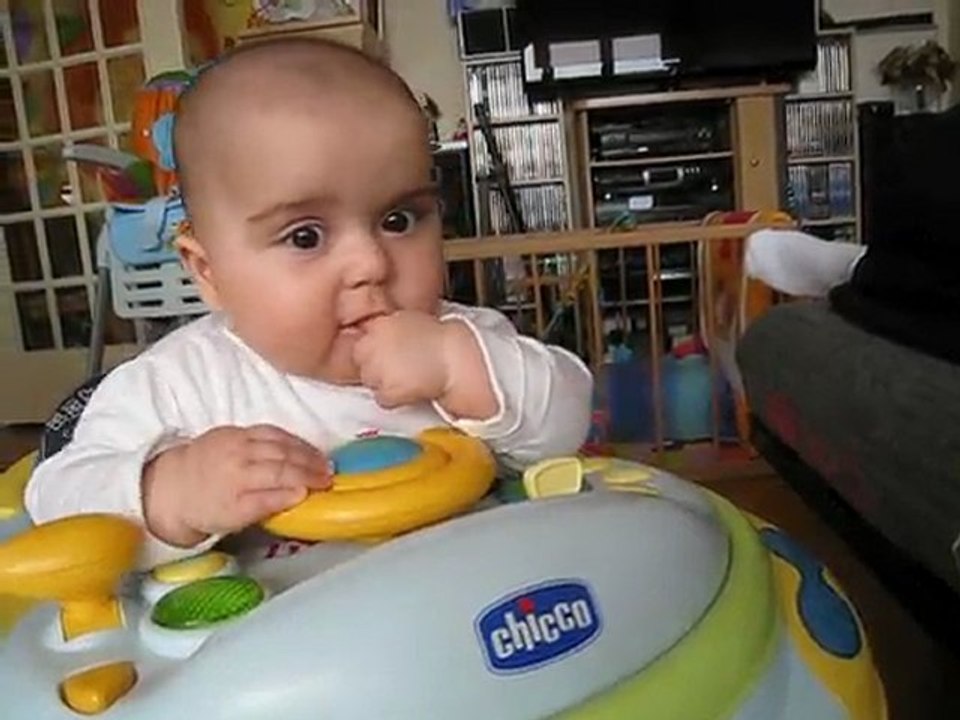 Sarah et le trotteur