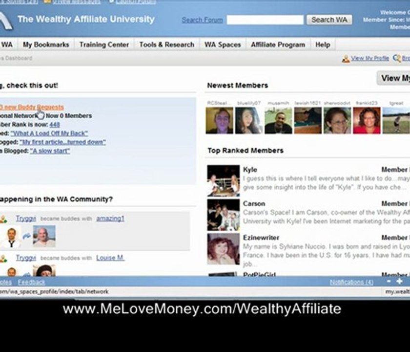 Wealthy Affiliate Spaces Review