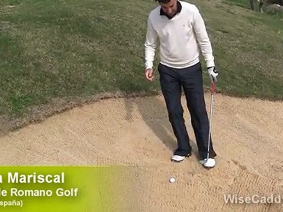 Clases de Golf - Sacar de bunker pendiente abajo