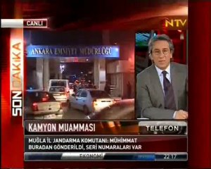 Ankara'da bomba yüklü kamyon paranoyası