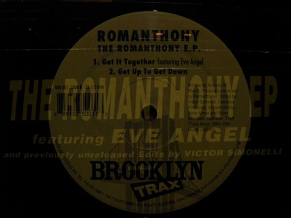 Romanthony.Get Up & Party.Brooklyn Trax 1998