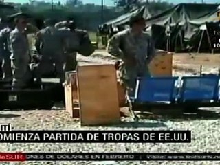 EE.UU. retirará a 500 soldados de Haití