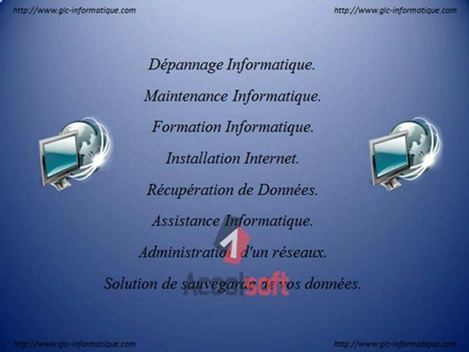 glc-informatique,formation,depannage et maintenance
