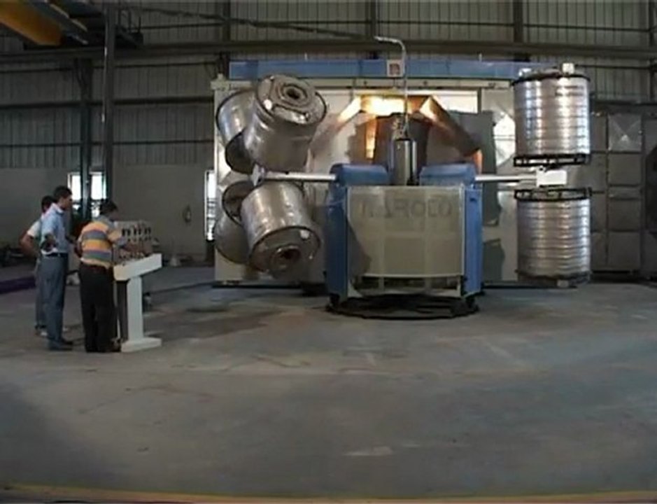 Oven Rotomoulding Machine, Bi-Axial Rotomoulding Machine