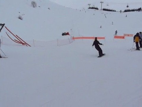 La surfeuse aux gants blancs