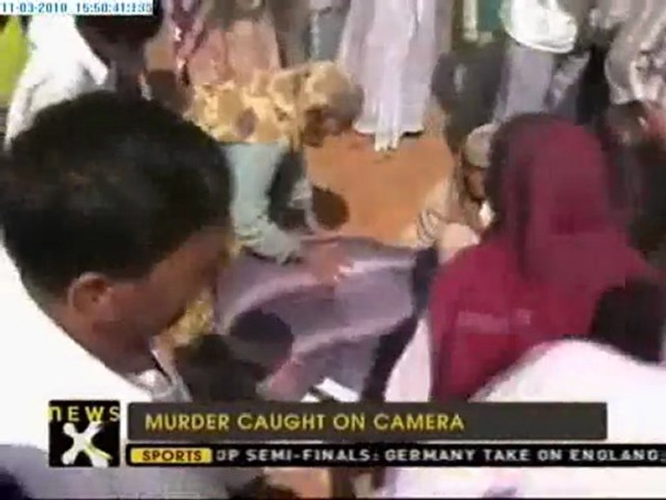 Murder caught on camera