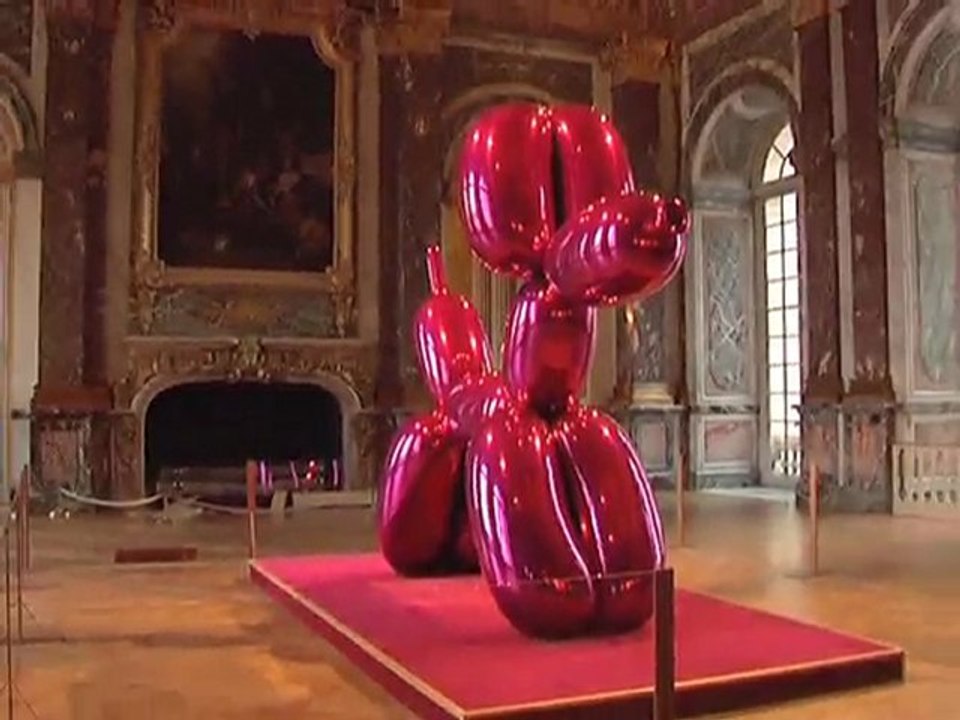 Jeff Koons expose à Versailles - Vidéo Dailymotion