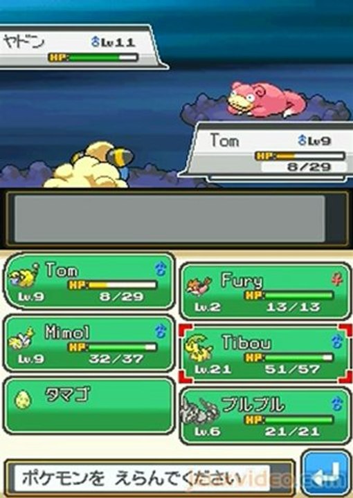 Pokemon Soul Silver NDS - Grotte Ramoloss