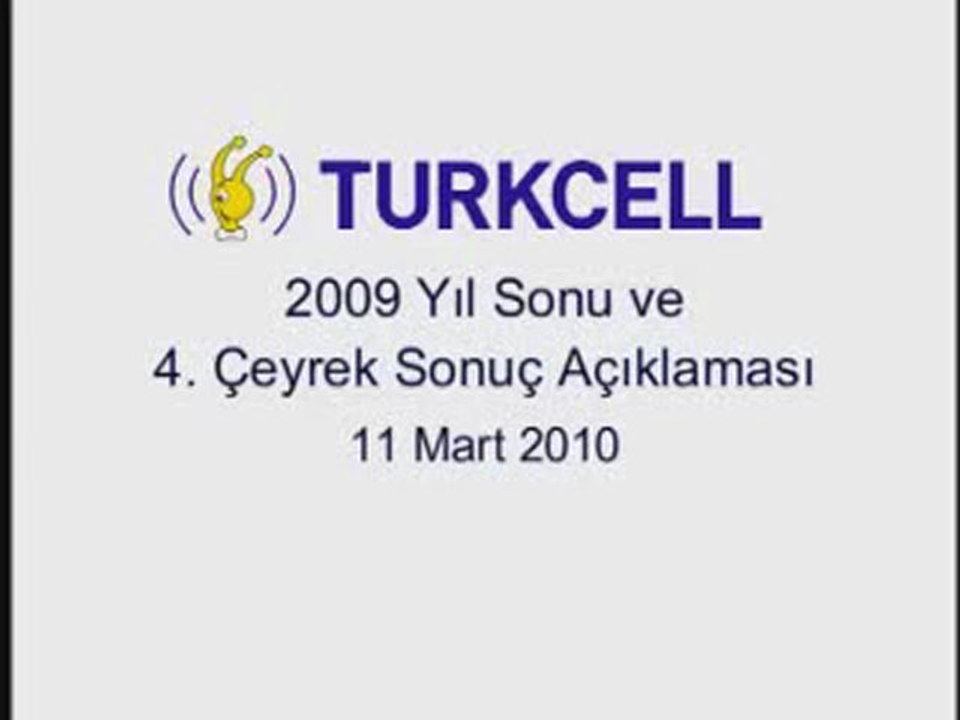 Turkcell 2009’da zorluklara rağmen güçlü performansını sürdü