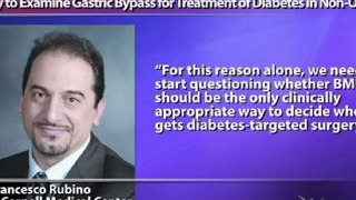 Study To Examine Gastric Bypass For Treatment Of ...
