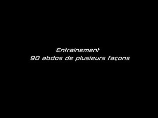 Entrainement de Sync