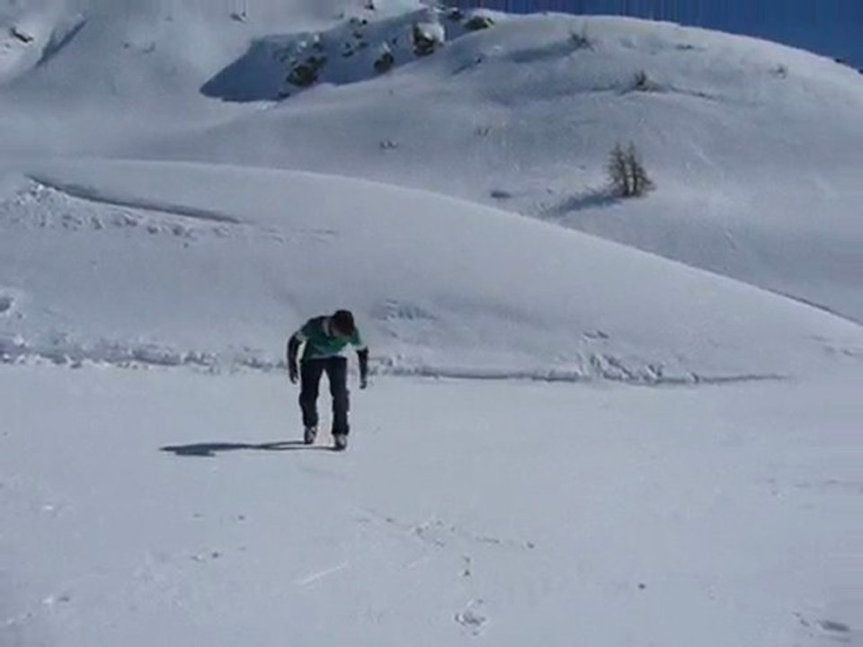rugby ski : le plaquage