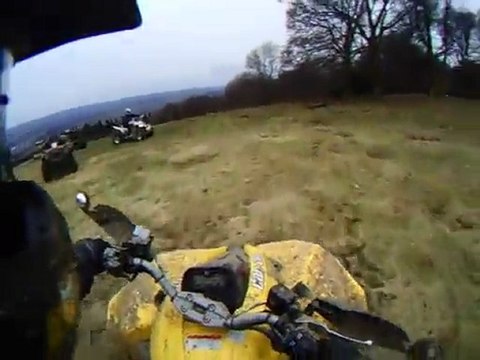 Arrivée au somment du mont Beuvray ! par la face nord.....