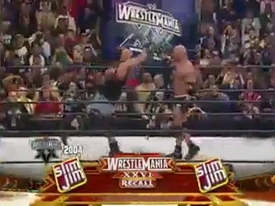 WWE Wrestlemania 20 Rebound Stone Cold Stuner a Goldberg y B