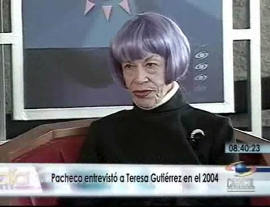 Entrevista de Pacheco a Teresa Gutiérrez